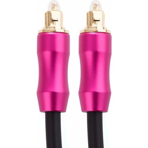 Optical Toslink Audio cable OD 6.0mm SPDIF Digital Coaxial Cables for Projector Amplifier Xbox DVD Player 1M 2M 8M 10M 12M 15M