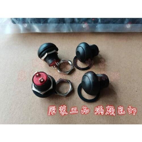 Original new 100% PB12 button switch self reset non lock PB12-M-RB-NNN opening 12mm power switch