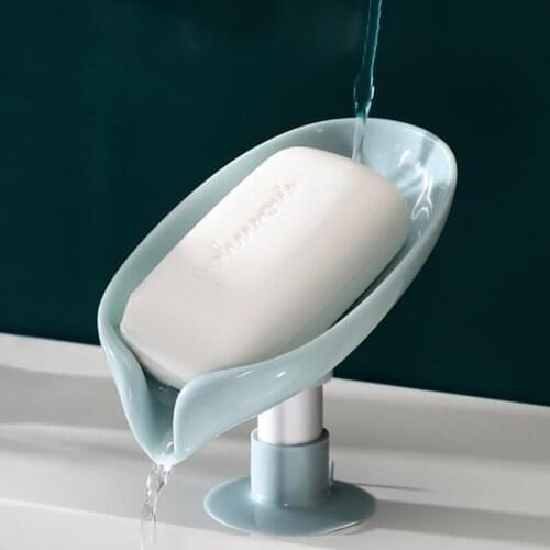 Simple Leaf Soap Box Bathroom Soap Holder Dish Storage Plate Tray Soap Rack Case Bathroom Supplies Bathroom Gadgets Accessories