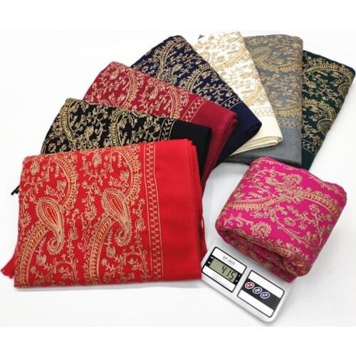 2019 luxury brand women scarf Winter Thick Embroidery scarves shawls lady wraps Cashmere Pashimina female Echarpe stole bandana