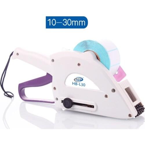 Handheld Manual Labelers Label Sticker Sticking Applicator Barcode Labelling Machine 10-30mm Y