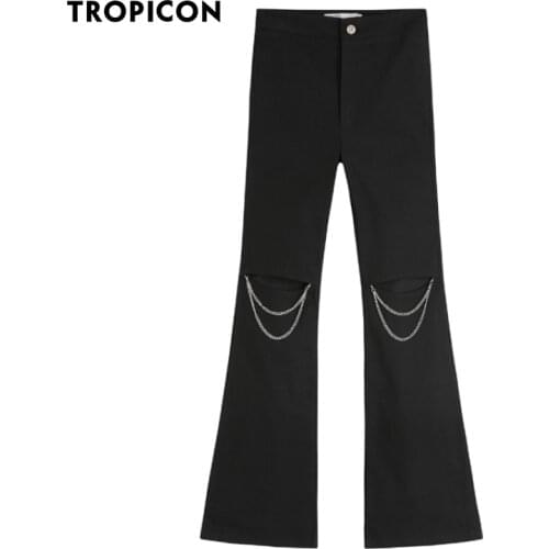 Женские брюки клеш TROPICON China At AliExpress