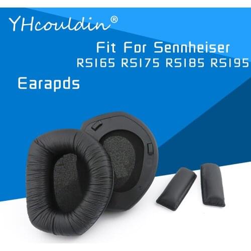YHcouldin Earpads for Sennheiser RS165 RS175 RS185 RS195 Headphones Earpad Cushions Covers Velvet Ear Pad Replacement Parts
