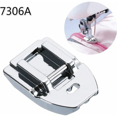 Hot Sewing Machine Parts Presser Foot sewing accessories 7306A Invisible Zipper Foot for singer brother janome juki toyota