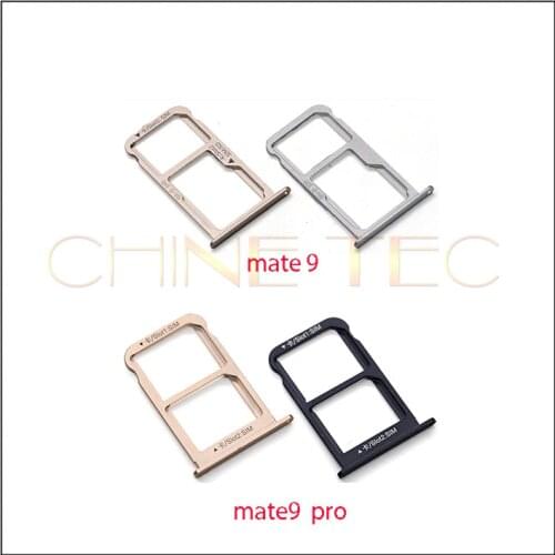 1pcs new Nano SIM/ Micro SIM Card Tray Holder Micro SD Card Slot Holder Adapter for Huawei Asend Mate 9/mate9 pro