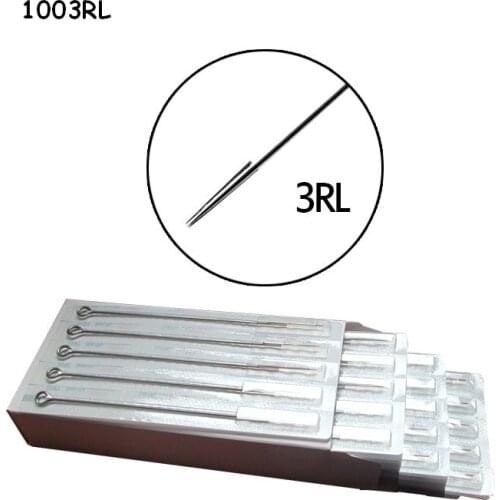 200PCS/Lot Disposable Sterile 3RL Round Liner Tattoo Needles for Tattoo Machine Blister Packaged