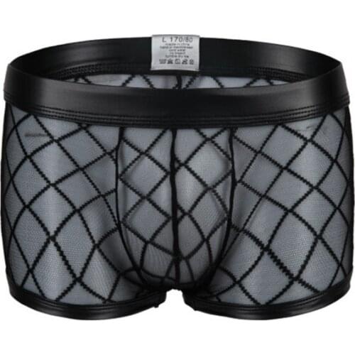 2019 Fashion Mens underpants new High Quality comfortable low waist sport Male Breathable Boxer Soft underwear Panties