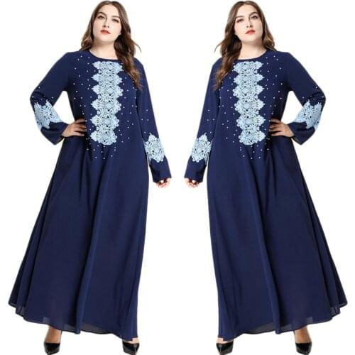 Bangladesh Abaya Dubai Kaftan Turkish Caftan Women Plus Size Maxi Dress Muslim Embroidery Gown Islamic Clothing Robe Ramadan 4XL