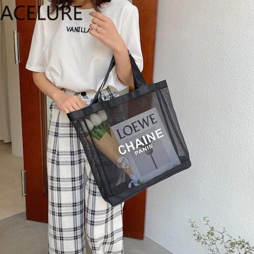 Женские прозрачные сумки ACELURE China At AliExpress