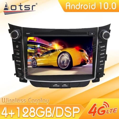 Android 10 Car Multimedia Stereo Player For Hyundai I30 Elantra GT 2011-2014 Tape Radio Recorder Video GPS Navi Head Unit 2 Din