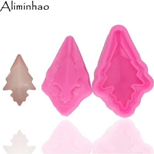 B1388 3D Leaf shape Silicone mold Fondant Mold Cake Decorating tools Polymer Clay Resin Candy Super Sculpey