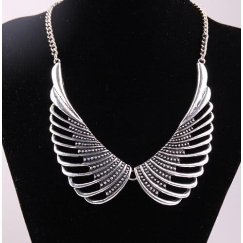 Free Shipping New Arrive 2 Wing link Choker Necklace