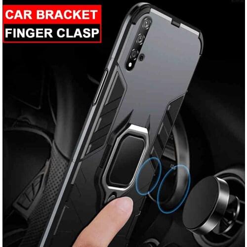 Magnetic car Ring armor case for huawei Nova 5T soft bumper protector cover for huawei huwei Nova 5T Nova5 T T5 phone coque capa