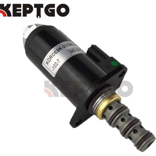 Solenoid Valve YN35V00041F1 KDRDE5K-31/30C50-102 For Kobelco SK200-6E SK230-6E SK330LC-6E Excavator