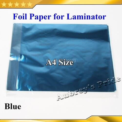 Royal Blue Free Shipping Cheap 50 Pcs 20x29Cm A4 Hot Stamping Foil Paper Laminator Laminating Transfered Elegance Business Card