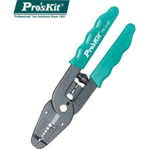 Hot Proskit 8PK-3161 7in1 Stripping Wires Tongs Wires For Stripping And Trimming Hand Tools Nippers Stripping Wires Tongs