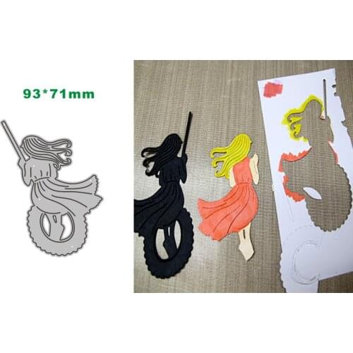 Girl series 2021 Metal Cutting Dies for DIY Scrapbooking Album Decorative Embossing Handmade Paper Cards Gift