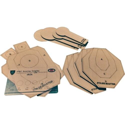 Mini Red Dot Laser Shooting Training For IPSC IDPA Dry Fire Long-Distance Simulation Target 10pcs