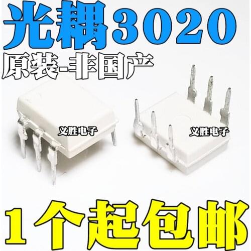 10 pçs/lote MOC3020 MOC3020M DIP6