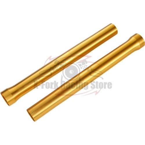 Front Outer Fork Tubes 1 Pair For YAMAHA R6 2008-2015 2009 2010 2011 2012 2013 2014 Golden Fork Pipes