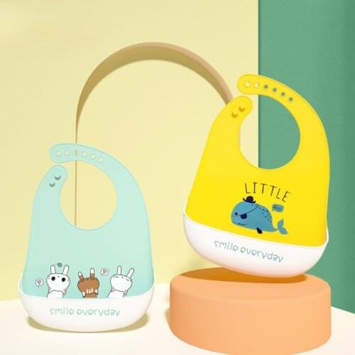 New Arrival Baby Bibs Newborn Accessories Bibs Burp Cloths Silicone Bib Infant Waterproof Feeding Bib Baberos Bebe Impermeables