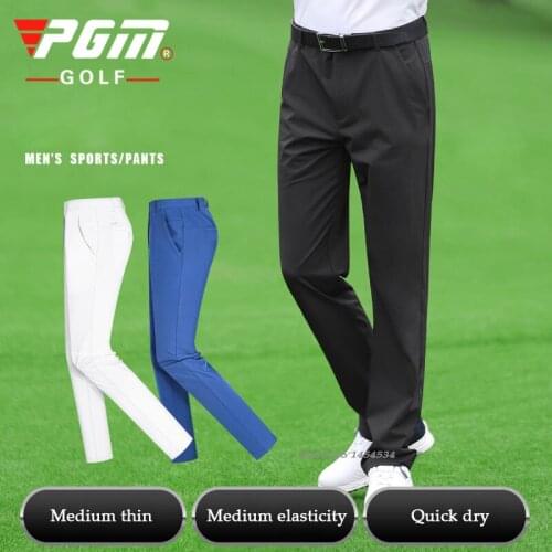 PGM Summer Golf Men 4 Colors Trousers Clothing Casual Sports Long Pants Comfortable Stretch Quick Dry Male Tennis Baseball Wear