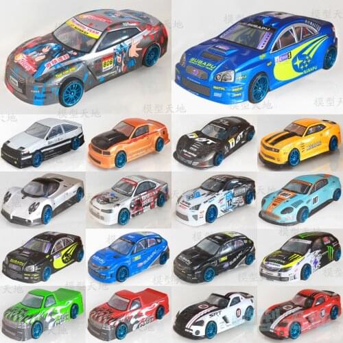 1:10 RC Flat running On-Road Drift Car Subaru Blue Black PVC 200MM Car Shell For HSP/HPI/Tamiya/Kyosho/Sakura 94123 SXI D5 TT02