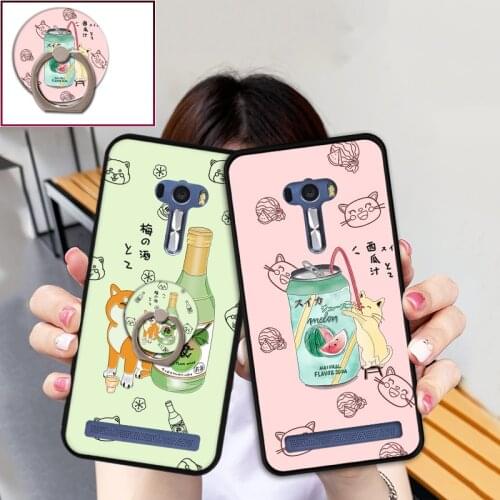 Luxury Holder Ring Case For Asus zenfone Selfie ZD551KL Phone Case Cover For Asus ZenFone 3 ZE552KL Case Cover