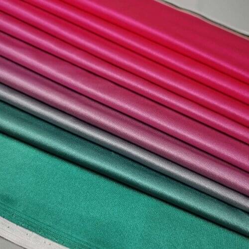 Gradient Dancing Dress Fabric Cosplay Fabric Ombre Lycra 4 Way Stretchy Dropping Glossy Latin DIY Sewing Fabric