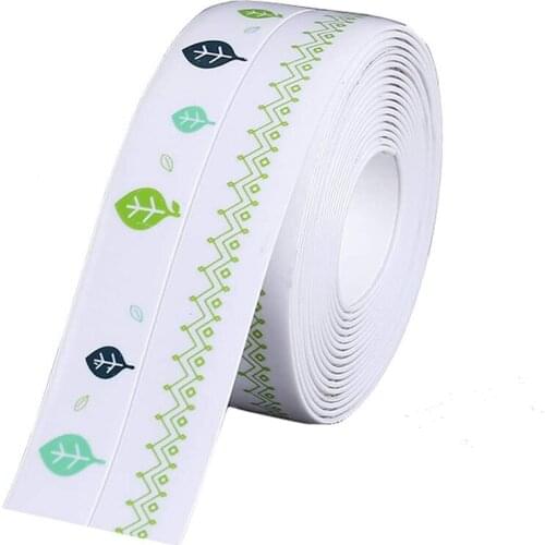 Kitchen Sink Waterproof Self Adhesive Caulking Tape Waterproof Sticker Bathroom Countertop Toilet Gap Self-adhesive Seam Sticker