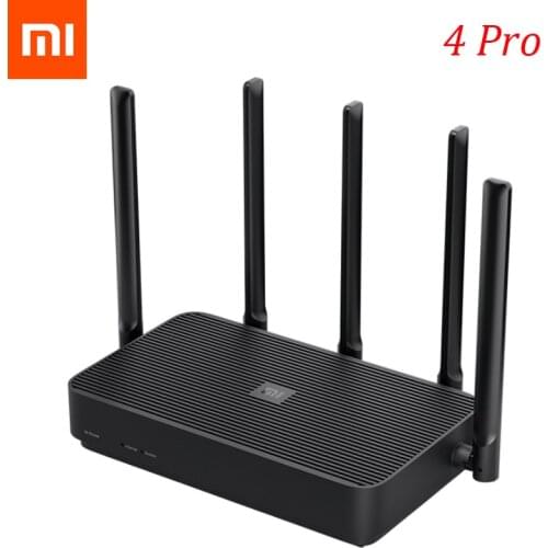 Xiaomi Router 4 Pro Gigabit 2.4G/5.0GHz Dual-Band 1317Mbps WiFi Repeater 128MB 5 High Gain Antennas Wider IPv6 Wireless Router