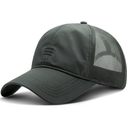 XdanqinX Golf Baseball Cap Mens Mesh Breathable Baseball Caps Adjustable Size Summer Womens Cap Simple Sports Cap Couple Hat