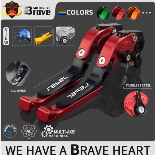 Motorcycle Adjustable Foldable Handle Levers Brake Clutch Lever For Honda REBEL/CMX 500/300 2017 2018 2019 REBEL500 REBEL300