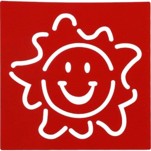 14*14 Sun pvc Layering Stencils for DIY Scrapbooking/photo album Decorative Embossing DIY Paper Cards Crafts