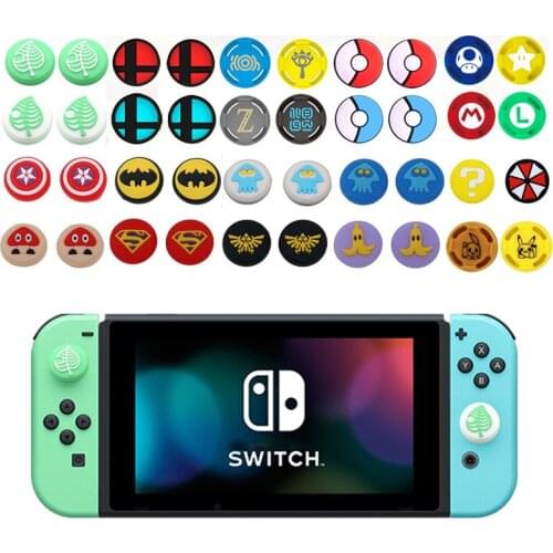 4pcs Silicone Analog Joystick Grips for Nintend Switch JoyCon Controller Thumb Sticks Cap Skin for Switch Lite Cover Accessories