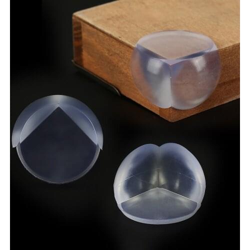 4Pcs Edge Protector Clear Table Desk Corner Edge Guard Cushion Baby Safety Bumper Protector