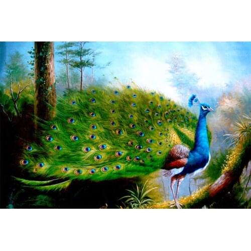 5D Diamond Painting Peacock Cross stitch Mosaic Picture Diy Embroidery Rhinestone Full Square Diamond Home Decor gift