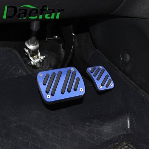 Daefar 2Pcs/Set Car Pedals for Citroen C5 Aircross Picasso 2013 - 2021 AT Gas Pedal Cover Brake Pedals Auto Accessories