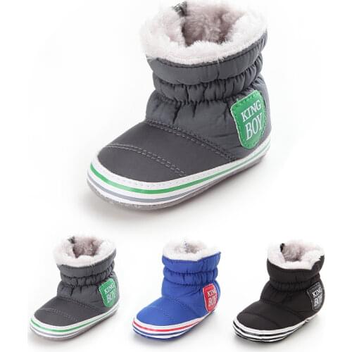 VALEN SINA Winter Warm Newborn Baby shoes Girls Boys Infant Toddler Snow Boots Warm Anti-slip Soft Sole Shoes Anti-dirty 0-18M