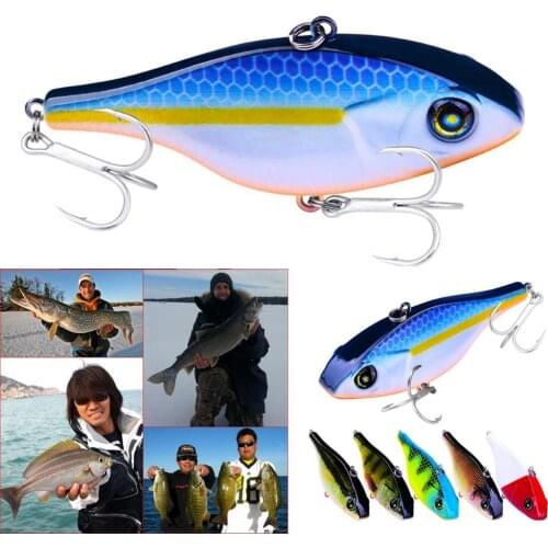 INBIKE 20.5g 7.8cm Treble Hook Fishing Lure Bait Reusable 3D Fish Eye Stainless Fish Shape Treble Hook Fishing Lure for Outdoor