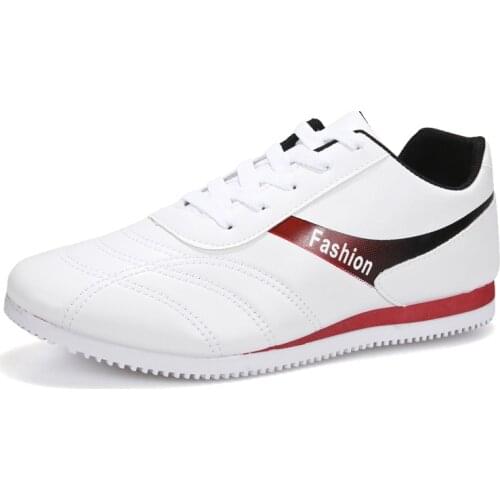 Men Fashion Sneakers Promotion Casual Shoes Man High Quality Leather PU Soft Comfortable Run Shoes Male Loafers Student Trainers