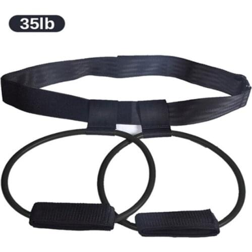 Wholesale Fitness Set Resistance For Butt Legs Muscle Training Adjust Waist Belt Elastic Bands Pedal Exerciser Workout
