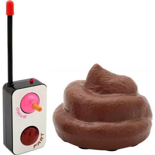 Fancy Remote-controlled Poop Toy For Kids Joke Prank Toys For Family Games Party Fun Drive And Spin Funny Practical Toy For Kid