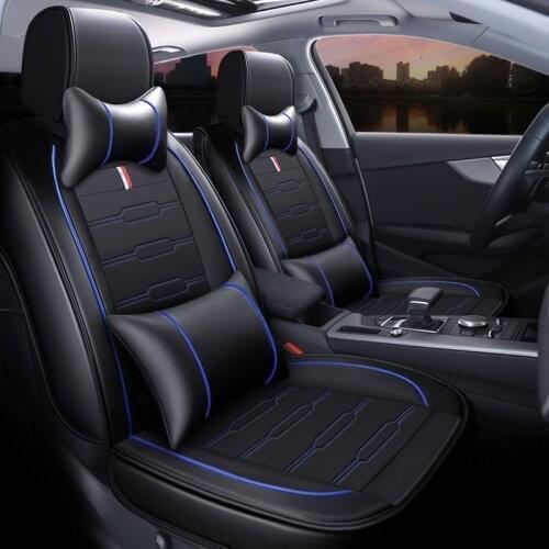 2021 New Custom Leather Four Seasons For Dacia Sandero Duster Logan Car Seat Cover Cushion