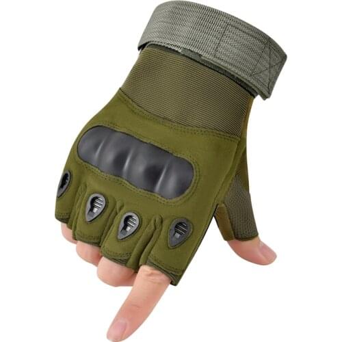 New Tactical Fingerless Gloves Military Army Shooting Hiking Hunting Climbing Cycling Gym Riding Airsoft Half Finger Gloves