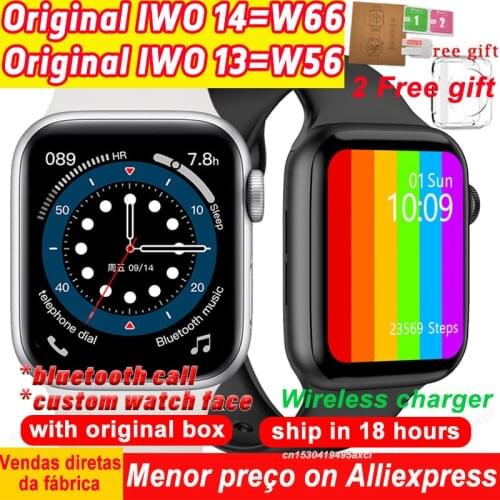 Original iwo W46 Smart Watch men Wireless charging ECG Heart Rate Body Temperature IP68 Waterproof iwo W26 Upgrade Smartwatch
