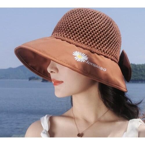 Womens Bucket Hat for women Cap Summer Fishermans Hat Hollow Out Sunscreen Outdoor Versatile Japanese Basin fedoras