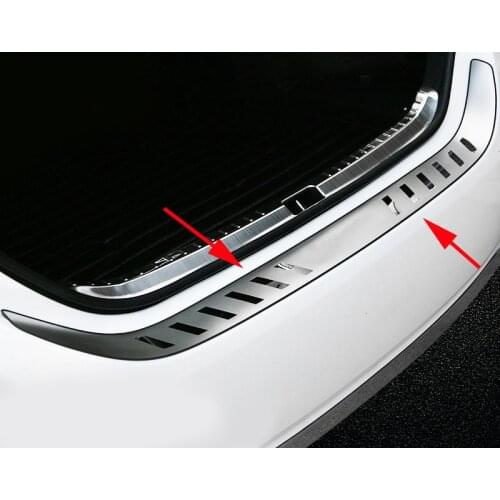 1pcs Stainless steel Rearguards Rear bumper Trunk Trim Bumper Pedal Fit For Toyota Corolla 2014 2015 2016