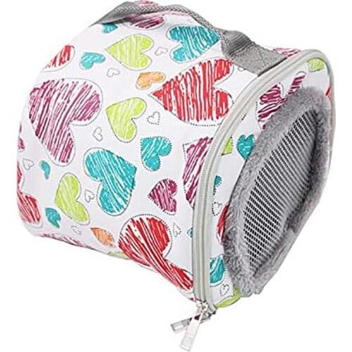 Hamster Carrier Bag,Pet Carrier Bags for Hamster and Other Small Pets, Breathable Outdoor Portable Travel Carrier Bag