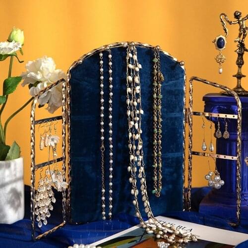 Portable Earrings Organizer Display Stand Earring Holder Show Box Jewelry Organizer Jewelry Box Earring Display Board